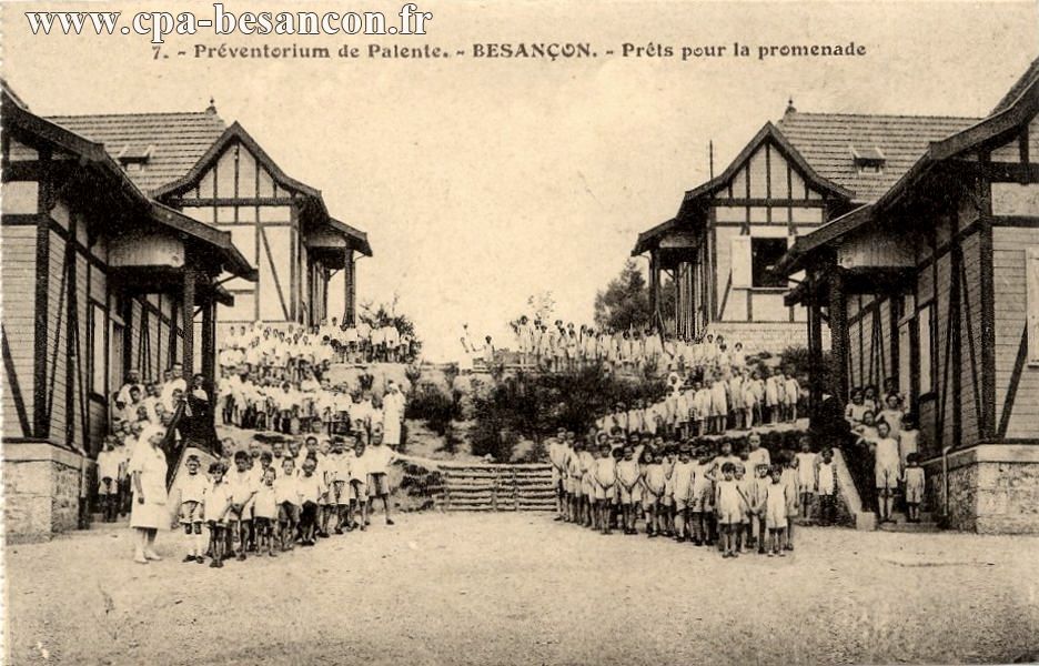 7. - Préventorium de Palente. - Prêts pour la promenade